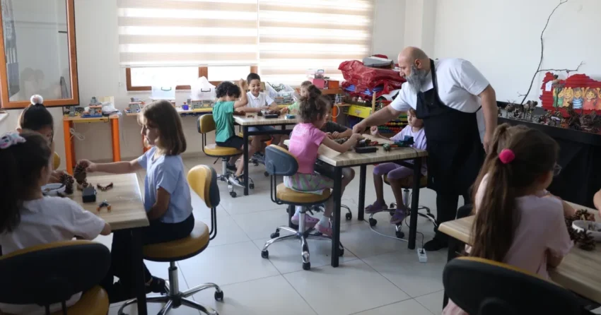 Bursa osmangazide cocuklar dogayi sanata isliyor wYanArYN